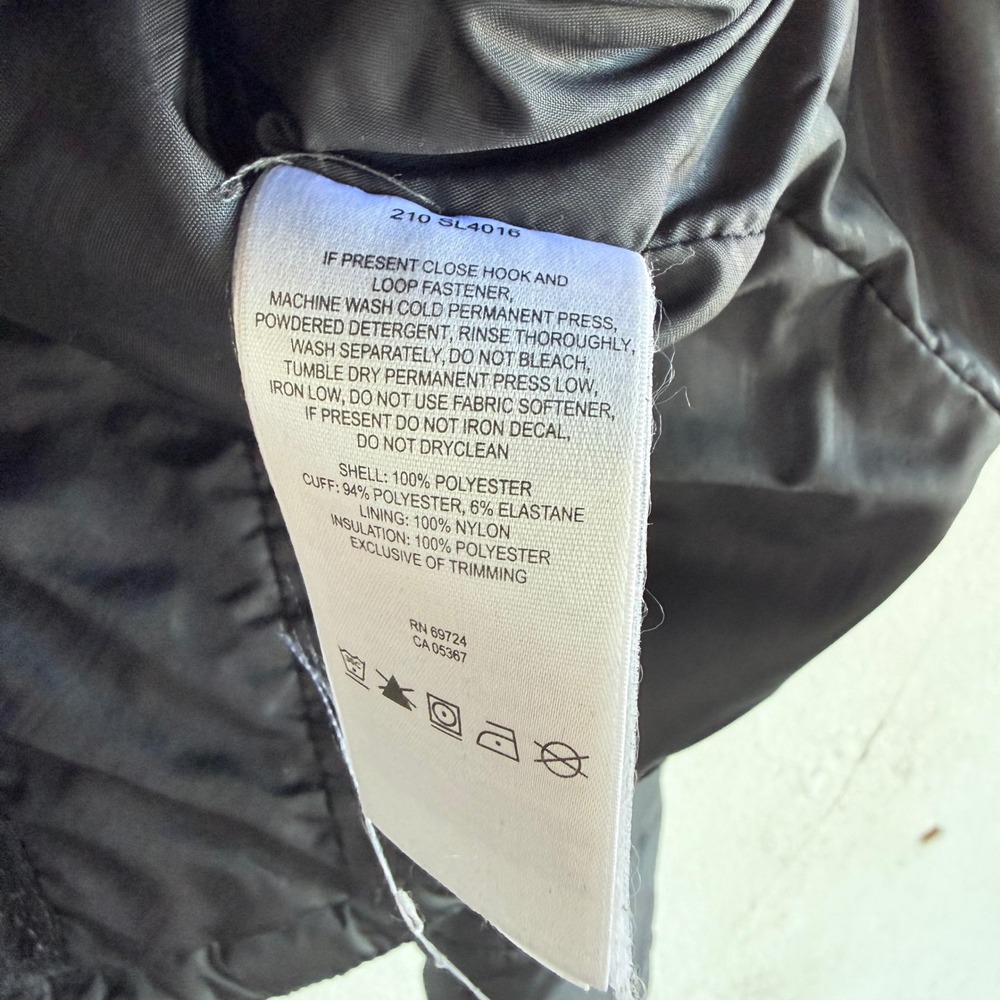 Columbia Jacket Black Quilted Puffer Full Zip Interchange Womens XL Outdoors - Picture 9 of 11